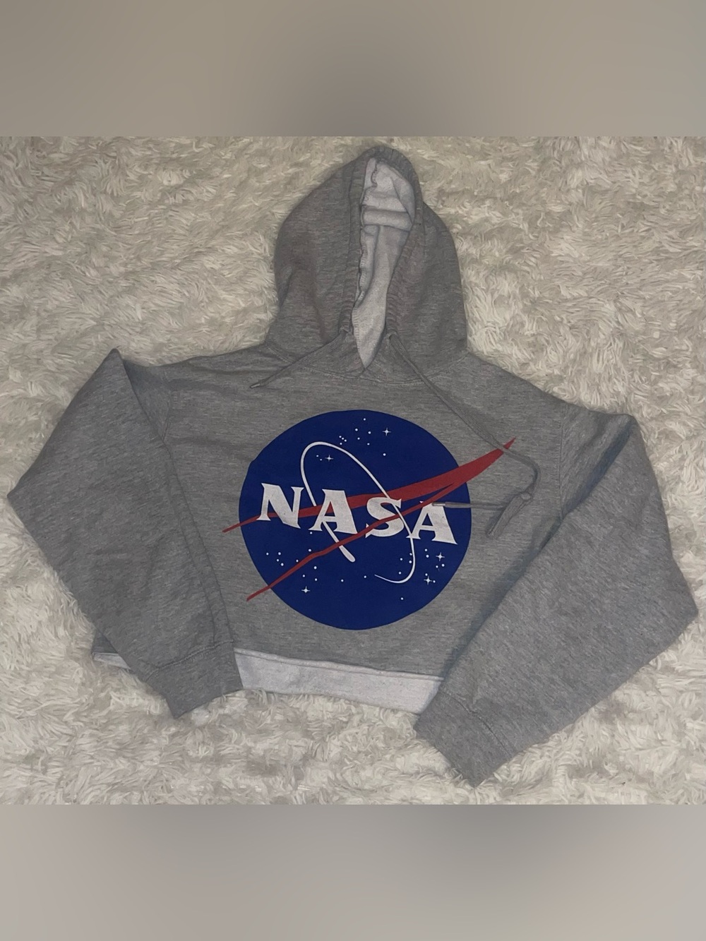 Chemistry Women’s Cropped NASA Hoodie Sweatshirt